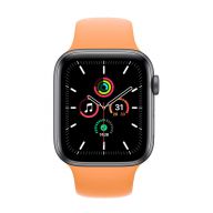 Умные часы Apple Watch SE GPS + Cellular 40мм Aluminum Case with Sport Band (Space Gray/Marigold)