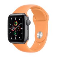 Умные часы Apple Watch SE GPS + Cellular 40мм Aluminum Case with Sport Band (Space Gray/Marigold)