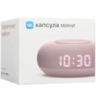 Умная колонка VK Капсула Мини с гол помощником Марусей, розовая (MRC02PI)