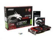 MSI GeForce GTX 970 1140Mhz PCI-E 3.0 4096Mb 7010Mhz 256 bit 2xDVI HDMI HDCP