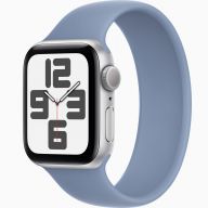 Умные часы Apple Watch Series SE Gen 2 40 мм Silver Aluminium Case GPS, Winter Blue Solo Loop Size 1