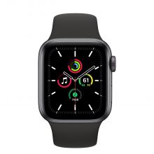 Умные часы Apple Watch SE GPS + Cellular 40мм Aluminum Case with Sport Band (Серый космос/Черный)