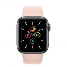 Умные часы Apple Watch SE GPS + Cellular 40мм Aluminum Case with Sport Band (Серый космос/Розовый песок)