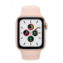 Умные часы Apple Watch SE GPS 40mm Aluminum Case with Sport Band (Золотистый/Розовый песок)