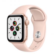 Умные часы Apple Watch SE GPS 40mm Aluminum Case with Sport Band (Золотистый/Розовый песок)
