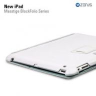 Чехол Zenus для Apple iPad New Masstige Block Folio Series (White)