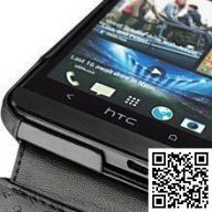 Кожаный чехол Noreve для HTC One Ambition leather case (Ebony black)