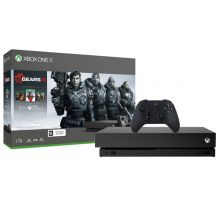 Игровая приставка Microsoft Xbox One X 1TB (Black) + Gears 5
