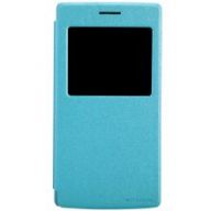 Чехол - книжка Nillkin для OnePlus One Sparkle Leather Case (Blue)