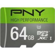 Карта памяти PNY U3 High Performance microSDXC Class 10 60 Mb/s UHS 64GB