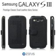 Чехол Zenus для Samsung GALAXY S3 Prestige Classic Dual Diary (Real Black)