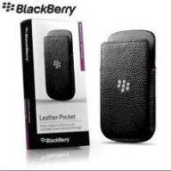 Кожаный чехол Leather Pocket для BlackBerry Q10 Black
