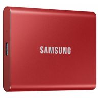 Внешний SSD Samsung T7 2 TB красный (MU-PC2T0R/WW)