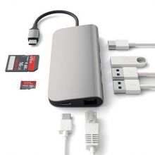 USB-C адаптер Satechi Aluminum Type-C Multi-Port Adapter (Space Gray)