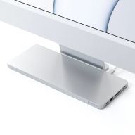 Сверхтонкая док-станция Satechi USB-C Slim Dock для iMac 24". Цвет: серебристый