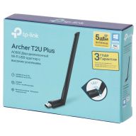 Wi-Fi адаптер TP-LINK Archer T2U Plus, черный