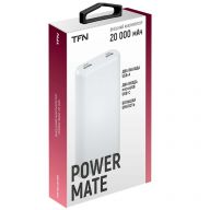 Аккумулятор TFN Power Mate 20000 мАч, белый (TFN-PB-237-WH)