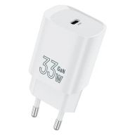 Сетевое зарядное устройство TFN x1 USB-C GaN 33W, белый (TFN-WC-33-2104-WH)