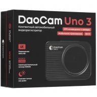 Видеорегистратор автомобильный DaoCam Uno 3 c базой камер и Wi-Fi, черный + камера заднего вида