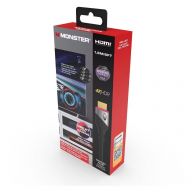 Кабель Monster VME 20006 (4K High Speed HDMI Cable, 21 Gbps, Red, 1.8м)