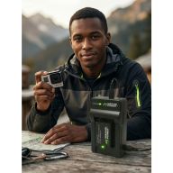 Зарядка-кроватка Wasabi Power для аккумуляторов GoPro Hero 3/3+ + 2 аккумулятора 1200 mAh, черный